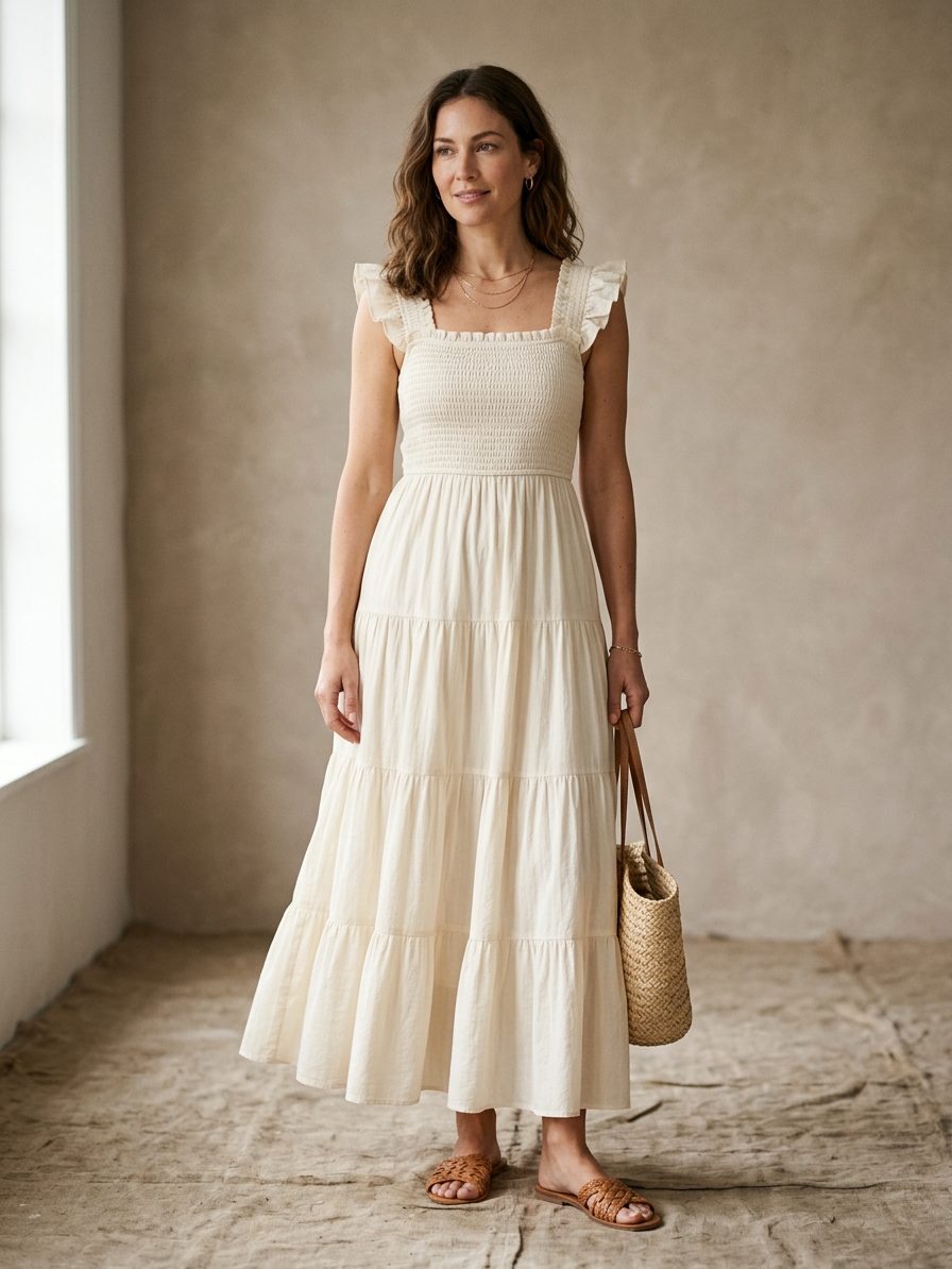 Nora Tiered Maxi Dress